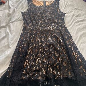 City Studio Black Lace Mini Dress